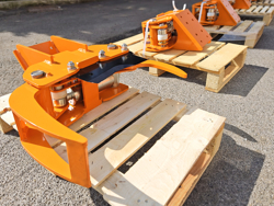 cesoia forestale pinza per tronchi miniescavatori mod cf 10