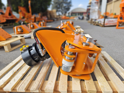 cesoia forestale pinza per tronchi miniescavatori mod cf 10r