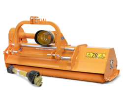 trincia erba e sarmenti a mazze reversibile da 140cm di taglio per trattore da frutteto mod lincione 140 sp rev