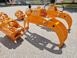 pinza per legna da 4qli per miniescavatori gru o caricaletame mod dk 10h
