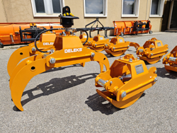 pinza per legna da 4qli per miniescavatori gru o caricaletame mod dk 10h