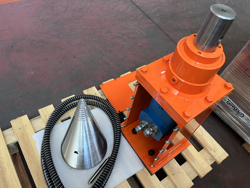 spaccalegna conico per miniescavatore lsp18