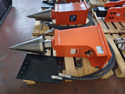 spaccalegna conico per miniescavatore lsp40