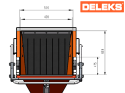 biotrituratore a scoppio con motore produzione di cippato mod dk 900 bs
