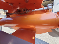 pinza per tronchi della legna da 25qli su miniescavatore o caricaletame mod dk 18