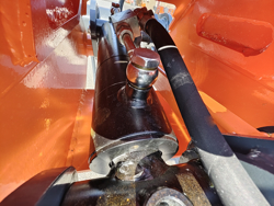 pinza per legna da 25qli con rotore flangiato per escavatore mod dk 18 gr 100f