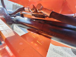 pinza per legna da 25qli con rotore flangiato per escavatore mod dk 18 gr 100f