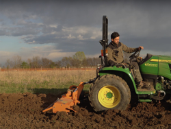 zappatrice per trattore serie media 125cm di lavoro spostamento manuale mod dfm 125