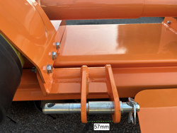 zappatrice per trattore serie media 150cm di lavoro spostamento manuale mod dfm 150