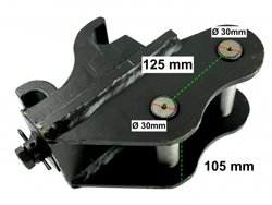 attacco rapido per miniescavatore m180