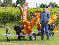 biotrituratore a scoppio con motore honda produzione di cippato mod dk 900 lifan