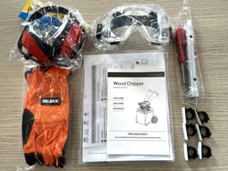 biotrituratore a scoppio per la produzione di cippato mod dk 300 bs