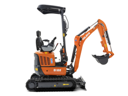 miniescavatore compatto motore kubota s100