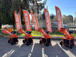 biotrituratore a scoppio professionale per la produzione di cippato mod dk 300 lc