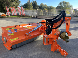 trincia argini per trattore serie pesante a mazze 180cm di taglio trinciasarmenti mod dragon 180