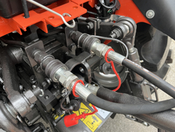 braccio idraulico per trattore per sollevamento mod el 300