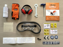 biotrituratore a scoppio professionale per la produzione di cippato mod dk 500 honda