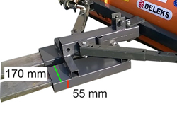 sgombraneve serie leggera per carrelli elevatori mod lns 170 f
