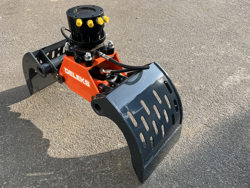 pinza selezionatrice per miniescavatori gru o caricaletame mod dkp 10