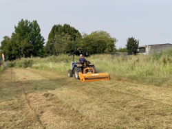 trinciasarmenti a mazze spostabile per trattore da vigneto mod gepard 210