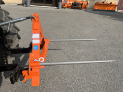 forca con 3 punte per balloni del fieno dk 6