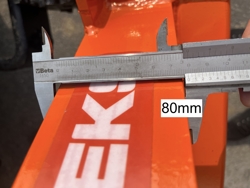 forca con 3 punte per balloni del fieno dk 6