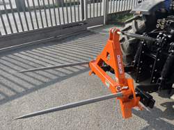 forca con 3 punte per balloni del fieno dk 6