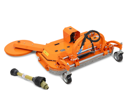 piatto tosaerba per trattore agricolo a 8 lame per parchi e prati erbosi mod dm150 interfila