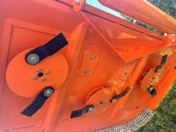 piatto tosaerba per trattore agricolo a 8 lame per parchi e prati erbosi mod dm150 interfila