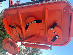 piatto tosaerba per trattore agricolo a 8 lame per parchi e prati erbosi mod dm150 interfila