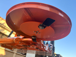 piatto tosaerba per trattore agricolo a 8 lame per parchi e prati erbosi mod dm180 interfila