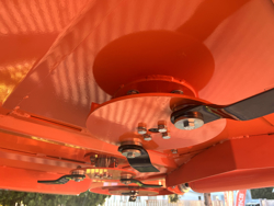 piatto tosaerba per trattore agricolo a 8 lame per parchi e prati erbosi mod dm180 interfila