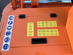 piatto tosaerba per trattore agricolo a 8 lame per parchi e prati erbosi mod dm180 interfila