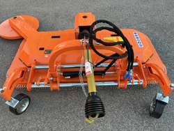 piatto tosaerba per trattore agricolo a 8 lame per parchi e prati erbosi mod dm180 interfila