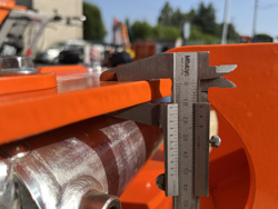 cesoia forestale pinza per tronchi miniescavatori mod cf 11