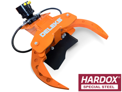 cesoia forestale pinza per tronchi miniescavatori mod cf 11r