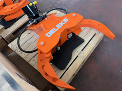 cesoia forestale pinza per tronchi miniescavatori mod cf 11r