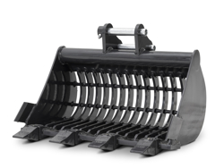benna grigliata per miniescavatore s100 500st