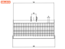 benna grigliata per miniescavatore s100 500