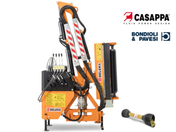 braccio decespugliatore idraulico per trattore trincia o barra tosasiepi mod airone 80