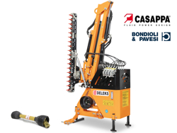 braccio decespugliatore idraulico per trattore trincia o barra tosasiepi mod airone 180 tr