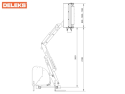 braccio decespugliatore idraulico per trattore trincia o barra tosasiepi mod merlo
