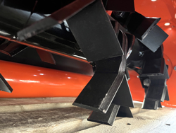 braccio decespugliatore idraulico per trattore trincia o barra tosasiepi mod merlo