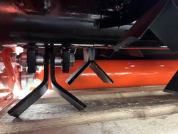 braccio decespugliatore idraulico per trattore trincia o barra tosasiepi mod merlo