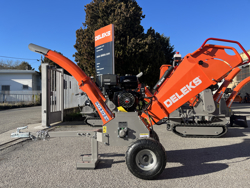 biotrituratore a scoppio professionale per la produzione di cippato mod dk 800 lf