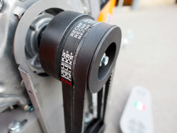 biotrituratore a scoppio professionale per la produzione di cippato mod dk 800 lf