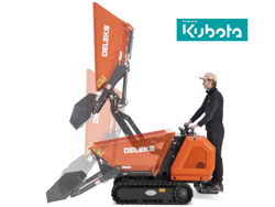 minidumper motore kubota m8000