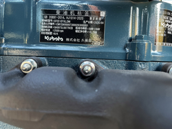 minidumper motore kubota m8000