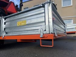 benna con sponde apribili per trattrice agricola t 1600