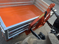 benna con sponde apribili per trattrice agricola t 1600